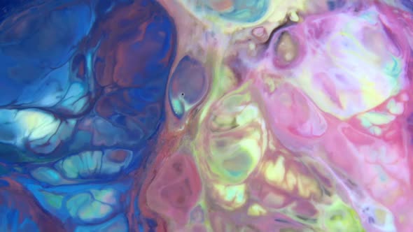 Artistic Concept Color Surface Moving Surface Liquid Paint 8