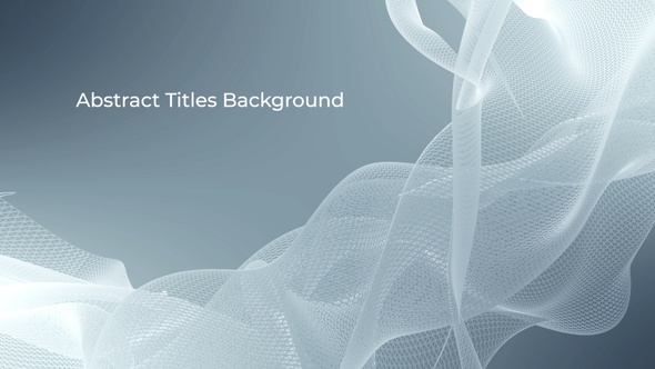 Animated Abstract Titles Background