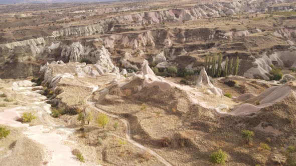 Aerial View Cappadocia Landscape alt