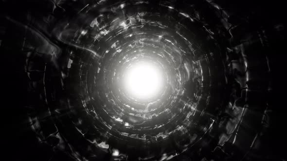 Abstract Simple Space Ship Tunnel Portal 4K 01 alt