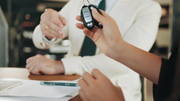 Closeup Keys From New Luxury Auto alt