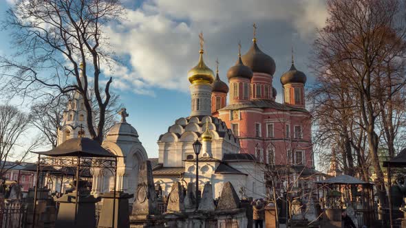 Donskoy Monastery in Moscow