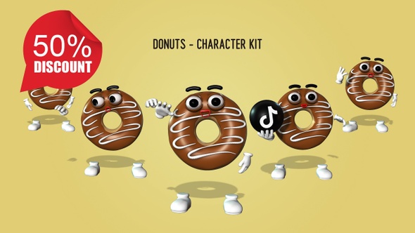 Donuts - Character Kit