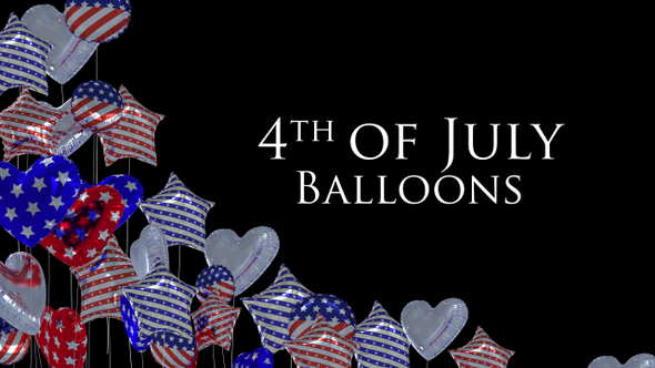 4th Of July Balloons 02