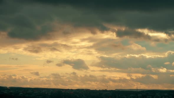  Timelapse of Purple Orange Sunset Sky alt