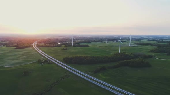 Renewable Energy Source - Ecological Windmills Power