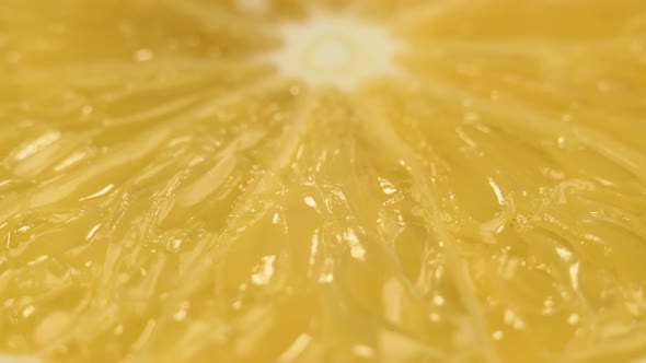 Flesh Of Orange Close Up