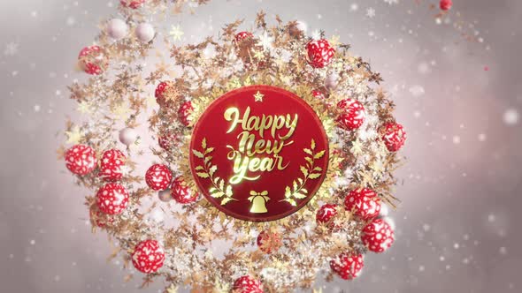 Happy New Year Background White alt