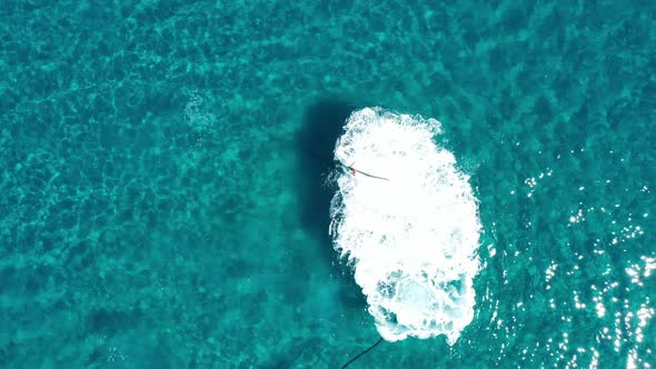 Fly Boarding and Sea Riding in a Sunny Summer Day, Zakynthos, Greece