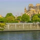 Seine River and the Repair of Notre Dame after the Fire - VideoHive Item for Sale