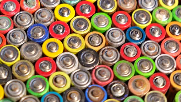 Used finger batteries rotate. alt