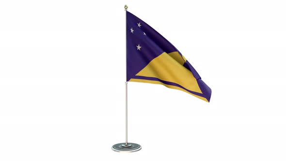 Tokelau Office Small Flag Pole