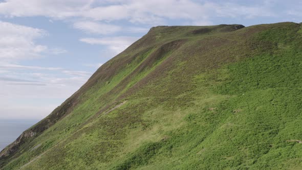 A Journey Towards The Summit of The Holy Isle in Scotland alt