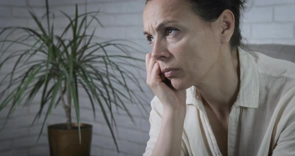 Exhausted Woman After Stress alt