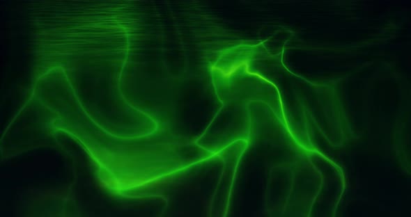 Abstract dark green animation.Monocolor liquid background. Beautiful gradient texture