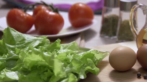 Fresh Ingredients For Diet And Low Calories alt