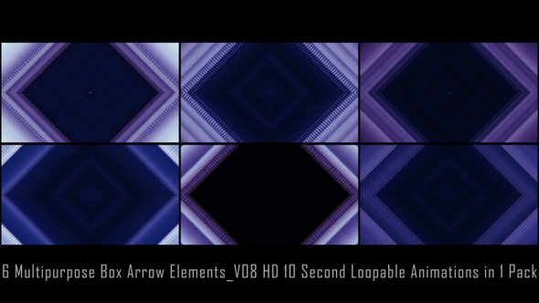 Multipurpose Box Arrow Elements V08