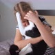 Teenage Girl Crying Out of Resentment Bitten By Her Cat - VideoHive Item for Sale