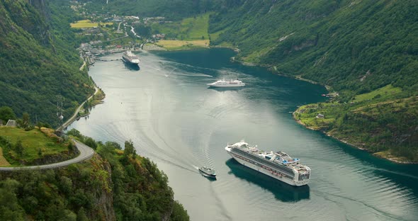 Geirangerfjord Norway alt