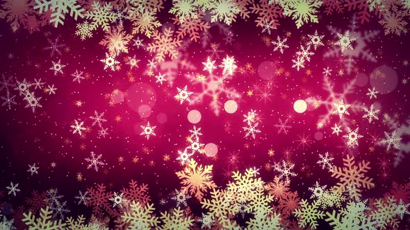 Christmas Snow Flake Bg 09 4k  alt
