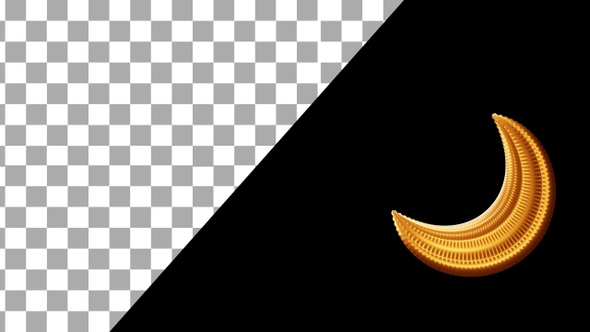 Ramadan Moon Loop Animation alt