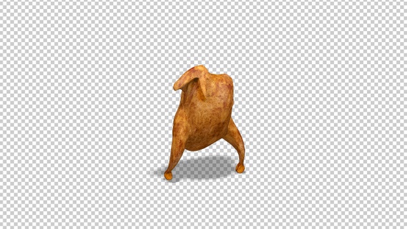 Roasted Chicken 3d Character Dance