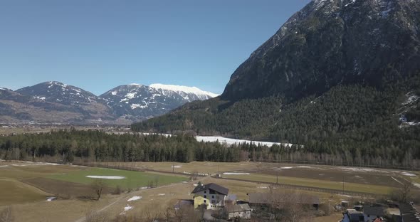 Alps Mountain View by the Church alt