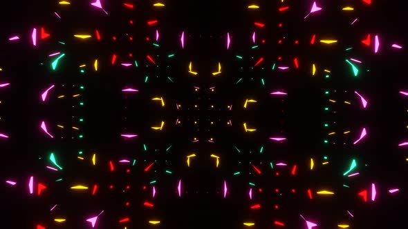 Vj Loop Rotation of Bright Flashing Lights for Visualization alt