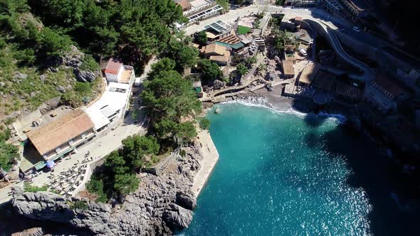 Flight Over Seashore at Mallorca