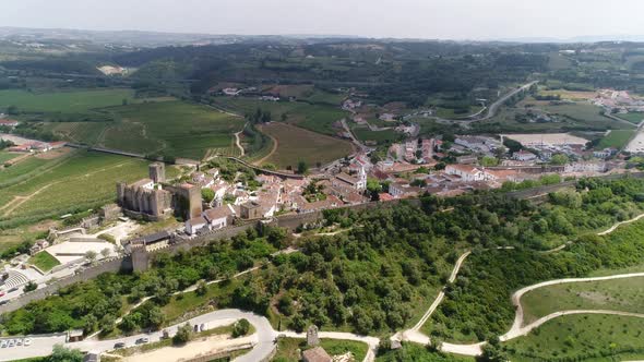 Óbidos Mediieval Castle Fortification and Buildings alt