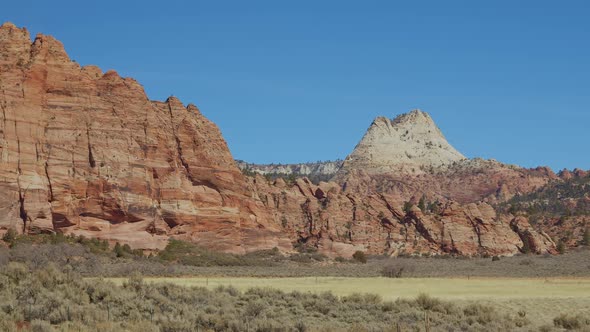 Views of the Zion wilderness driving on the Kolob Terrace road alt