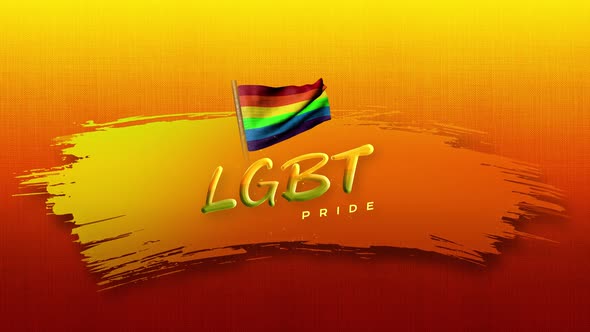 LGBT Gender Sign Background Animation 4k