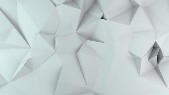 Abstract White Triangles BackGround