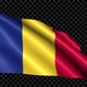 Romania Flag Blowing In The Wind - VideoHive Item for Sale