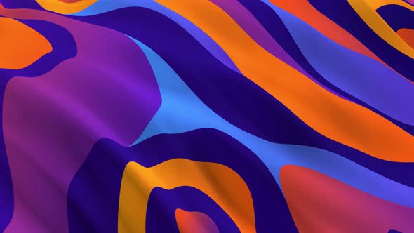 4k 3D colorful pattern background