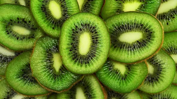 Rotating Kiwi Slices