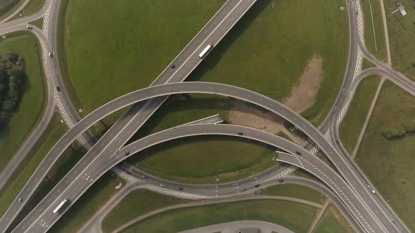 Highway Traffic From Above