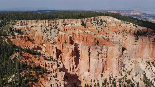 Aerial of Mountains in Zion National Park, Green Canyon Landscape Scenic Nature of Utah alt