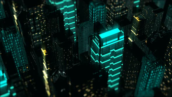 Night Digital City