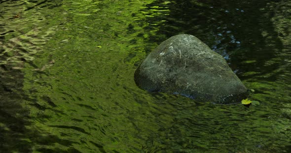 The river Lavaur in the Aveyron department, the Occitan, France alt