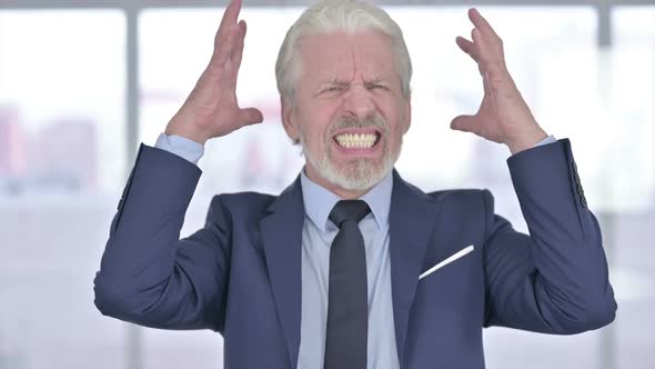 Screaming Angry Old Businessman alt