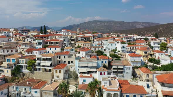 Aerial View of Ermioni Greece  Drone Videography alt