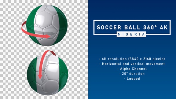 Soccer Ball 360º 4K - Nigeria