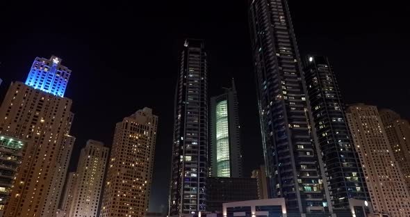 Dubai Marina Port UAE United Arab Emirates alt