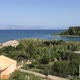 Seaside With Islands, Boats Passing the Bay, Corfu, Greece - VideoHive Item for Sale