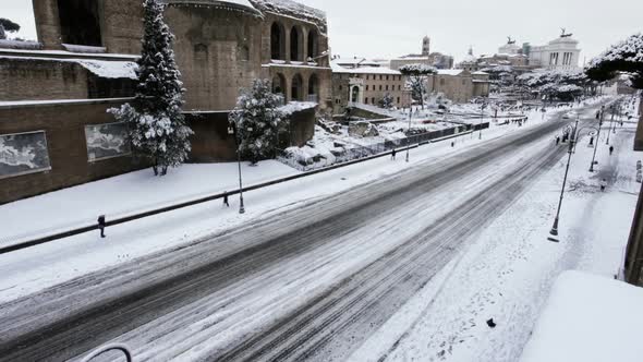 Snow in Rome timelapse 02 alt