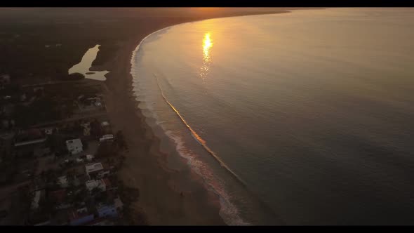 Sunrise beach, Aerial shot