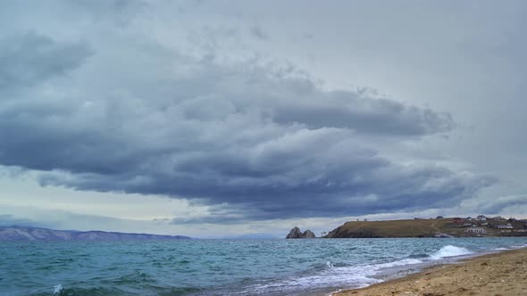 time lapse on olkhon island lake baikal alt