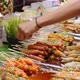Skewer in thailand street market - VideoHive Item for Sale