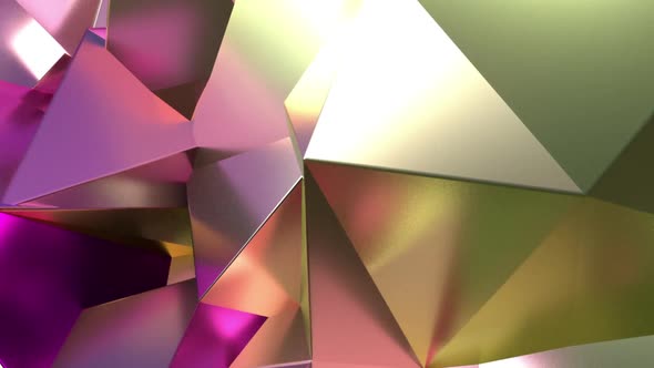 Metal Triangles Background